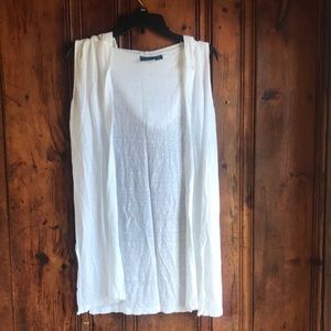 Antibes Blanc Linen Cover-up